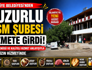 İslahiye Belediyesi’nin Huzurlu MSM Şubesi Hizmete Açıldı