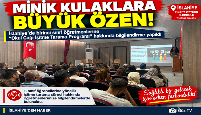 MİNİK KULAKLARA BÜYÜK ÖZEN!