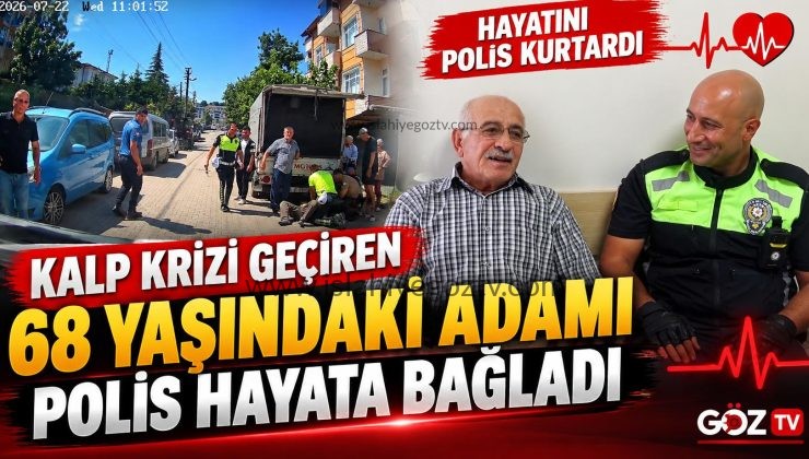 Kalp Krizi Geçiren 68 Yaşındaki Adamı Polis Hayata Bağladı