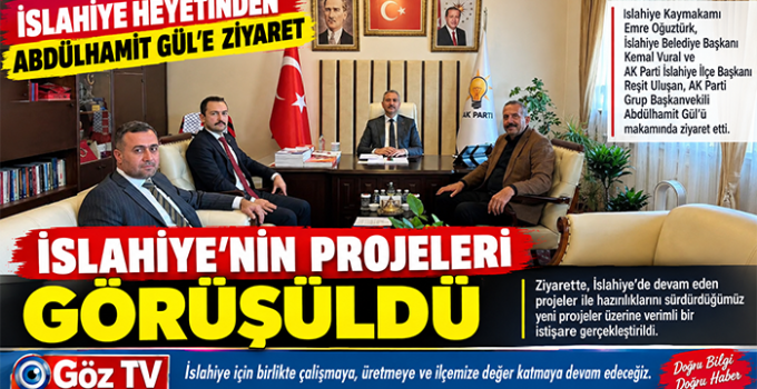 İslahiye Heyetinden Abdülhamit Gül’e Ziyaret