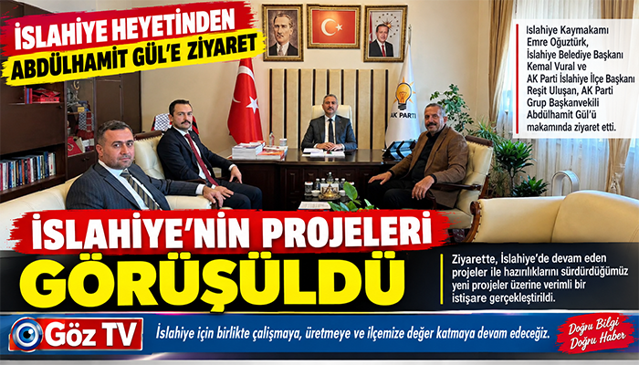 İslahiye Heyetinden Abdülhamit Gül’e Ziyaret
