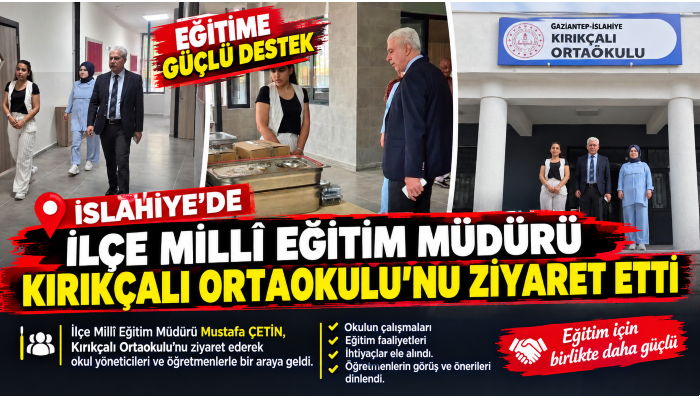 📍 KIRIKÇALI ORTAOKULU’NA ZİYARET